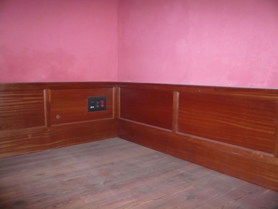 pared de madera